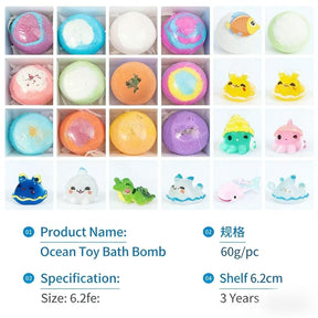 OceanPop – Kids Bath Bombs - Surprise Toy Inside