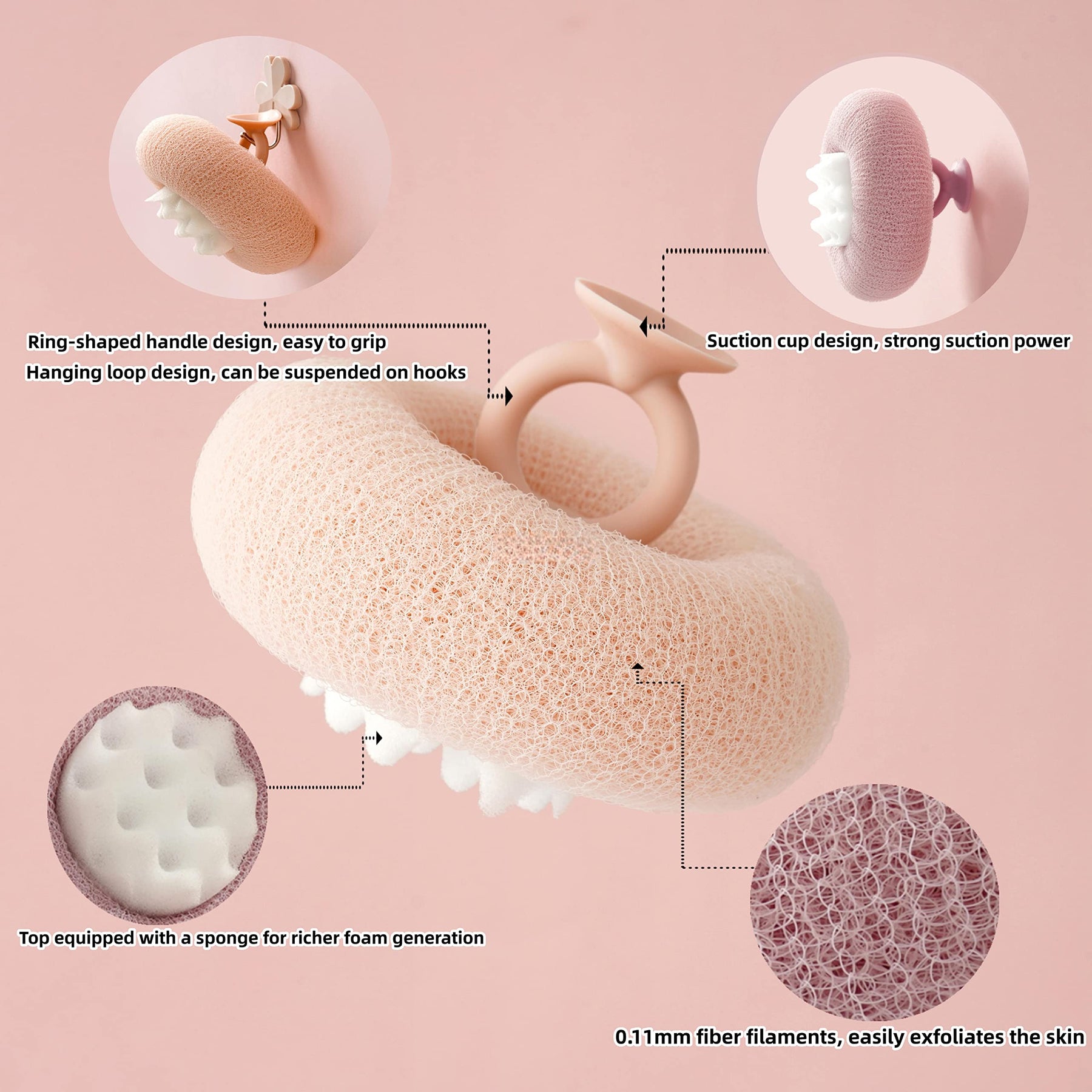 SpaPetal – Luxury Shower Sponge