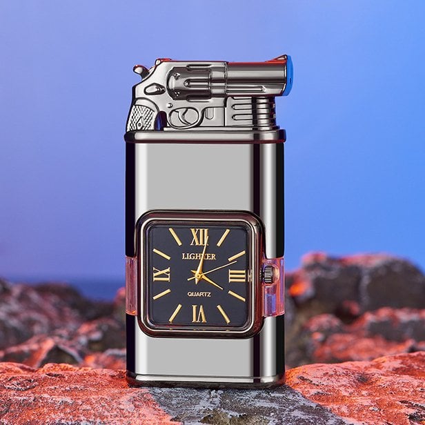 TimeFlame – Vintage Watch Lighter Combo