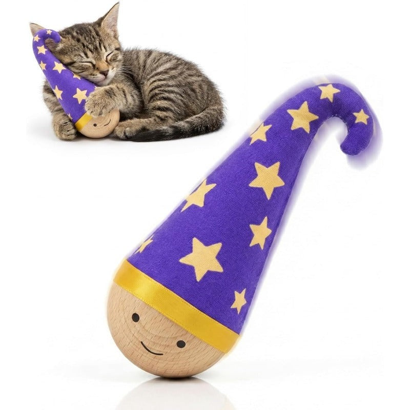 PawWobble – Wooden Wobble Cat Toy