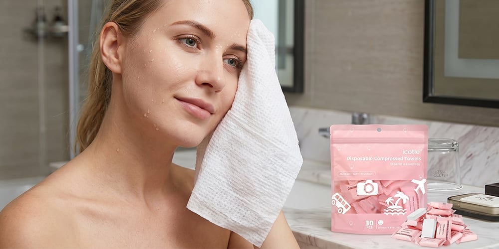 AirTowel – Disposable Compressed Travel Towel Set