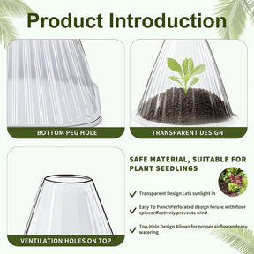 EcoBloom – Reusable Greenhouse Plant Covers