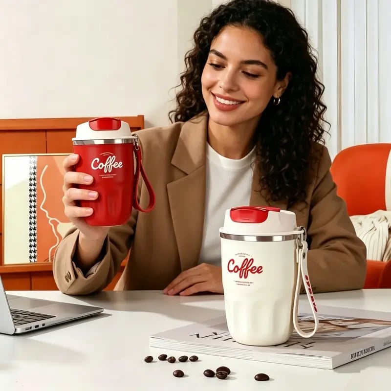 SipGuard – Portable Temperature Lock Coffee Flask