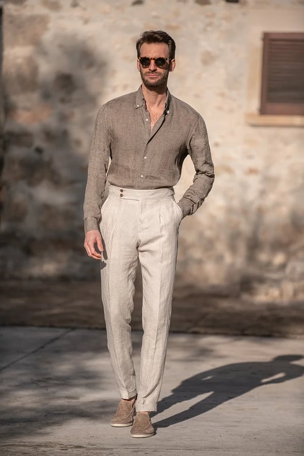 UrbanStride – Plain Straight Casual Pants