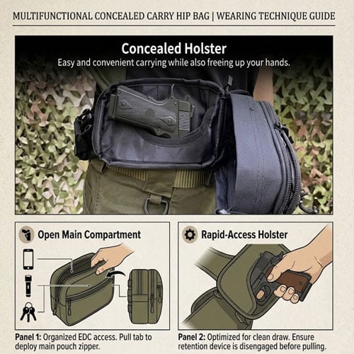 TrailSecure – Quick Access Everyday Carry Hip Pack