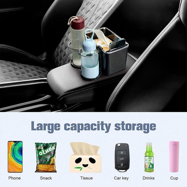 RoadNest Pro – Armrest Storage Solution