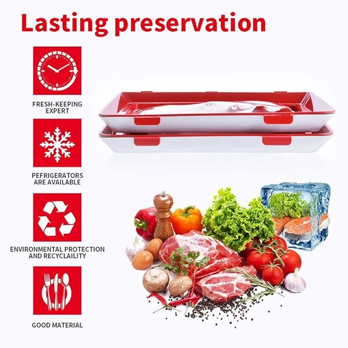 PureLock – Reusable Freshness Food Preserving Tray
