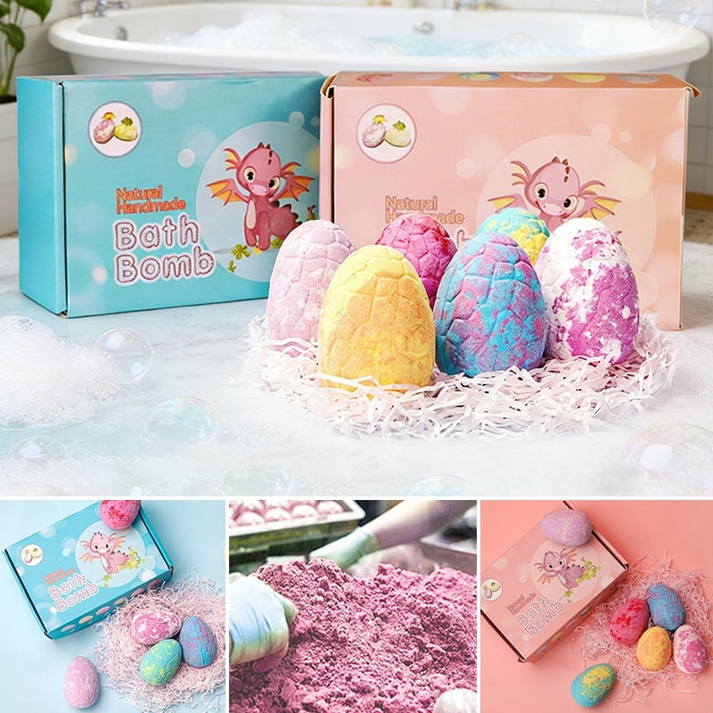 DinoGlow – Fun & Colorful Bath Bomb Eggs