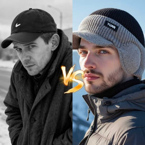 FrostFlex - Stretch Fit Windproof Winter Hat with Visor