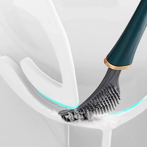 CleanFlow – Flexible Silicone Toilet Brush Set