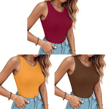 LunaFit – Seamless Comfort Ribbed Tank Top
