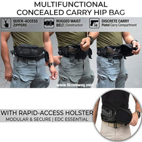 TrailSecure – Quick Access Everyday Carry Hip Pack