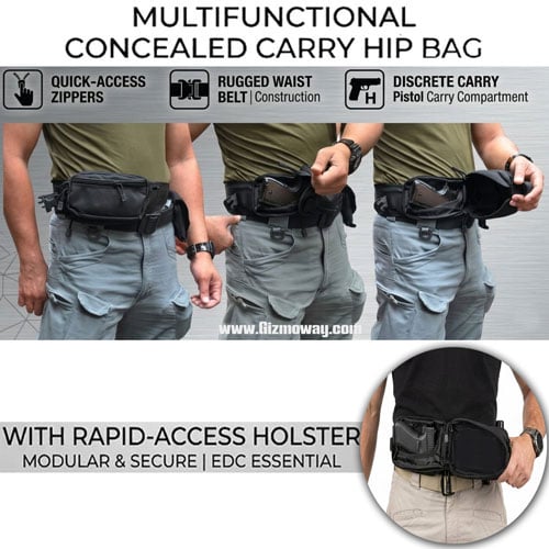 TrailSecure – Quick Access Everyday Carry Hip Pack
