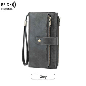 LumeFold – Multi-Compartment Compact Wallet