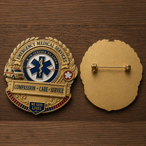 RescueStar – Emergency Medical Services Badge Pin