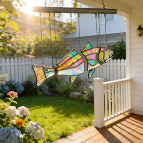 AquaLume – Handcrafted Fish Window Art