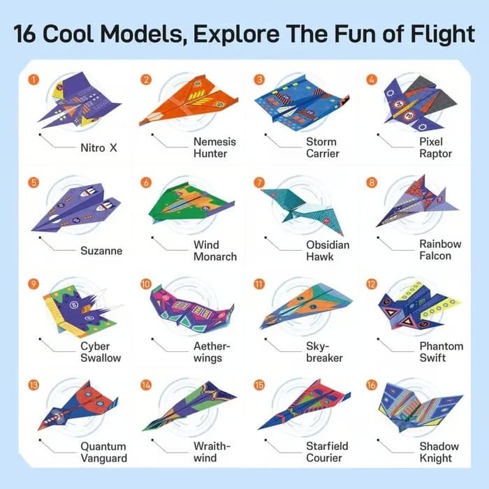 FlyBuild – Creative Paper Plane Kit for Kids
