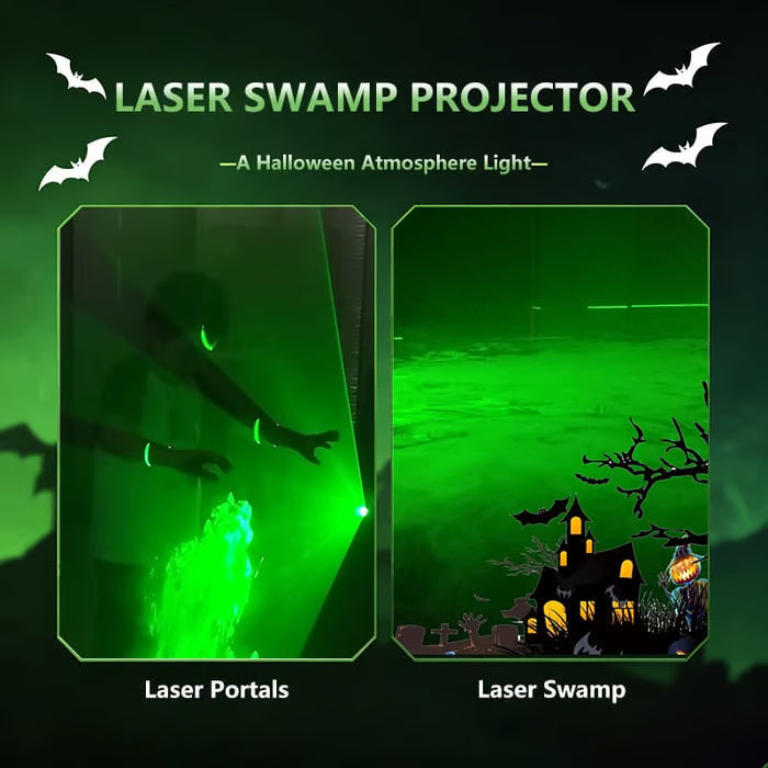 SwampBeam – Halloween Green Laser Projector