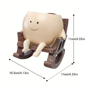 ArtSeat – Unique Chair-Shaped Resin Planter Vase