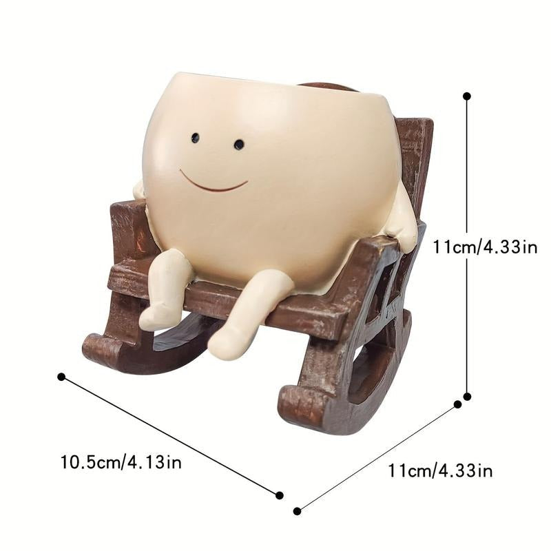 ArtSeat – Unique Chair-Shaped Resin Planter Vase