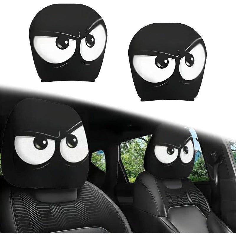 CartoonCush – Playful Headrest Cover