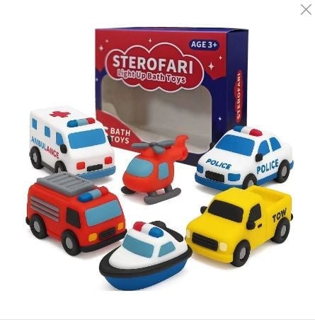 AquaGlow – Light Up Bath Toys for Kids