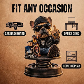 CruiseBoss – Funny Dashboard Bulldog
