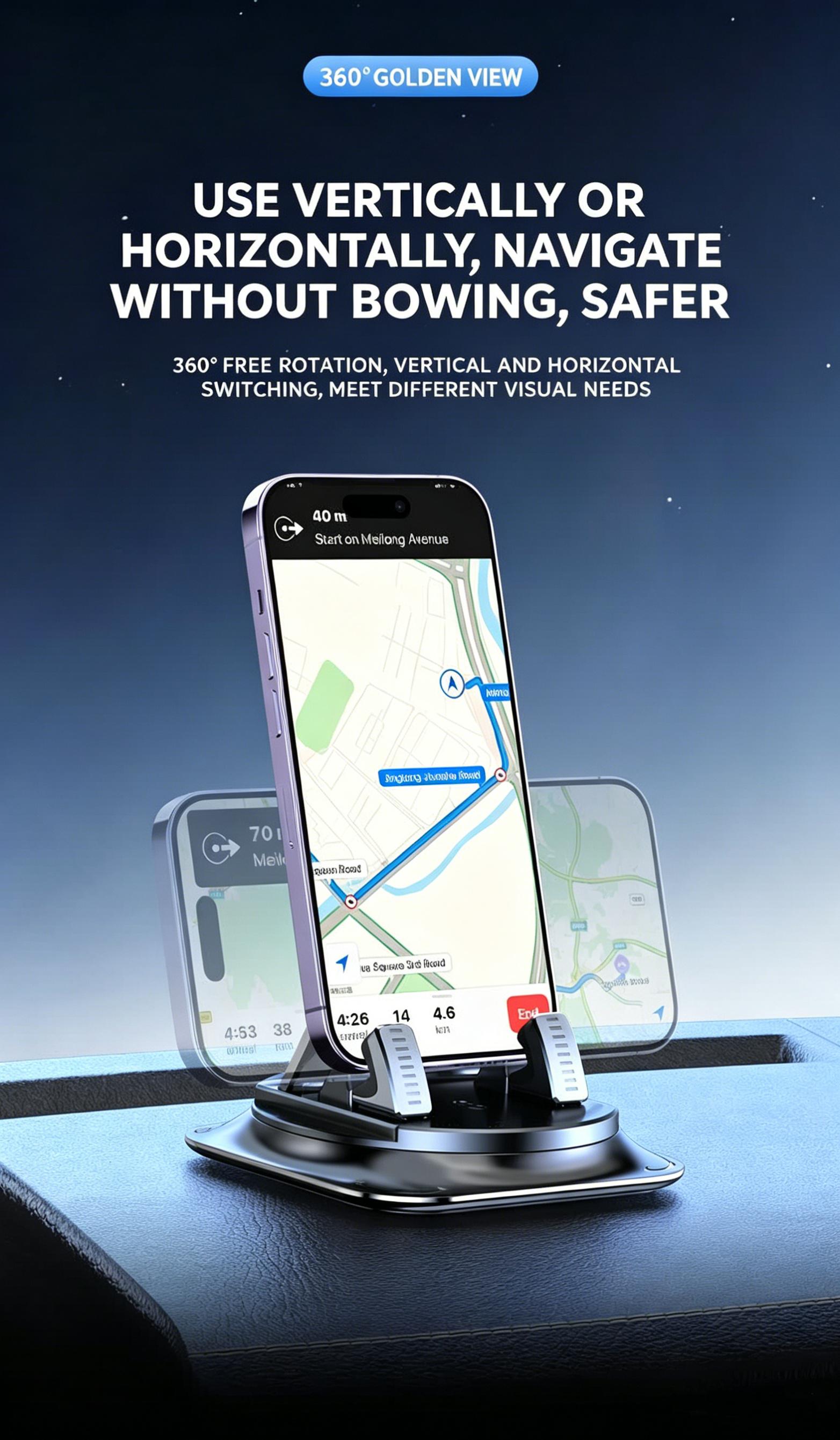 DashGrip - Strong Suction Phone Holder