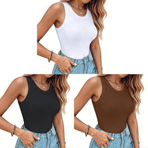 LunaFit – Seamless Comfort Ribbed Tank Top