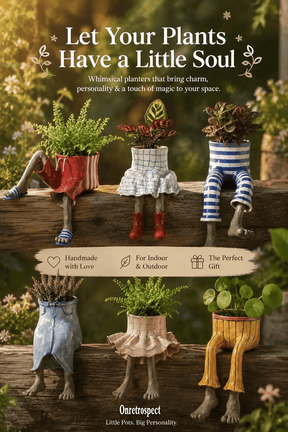 SproutBuddy - Decorative Hanging-Leg Planter