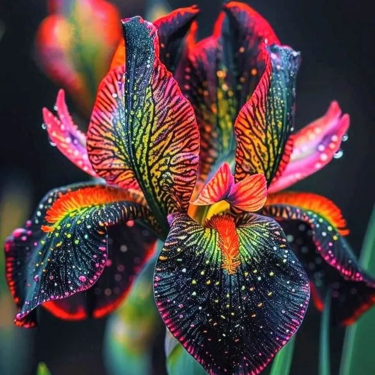 BloomAura – Exotic Tall Bearded Iris Flower