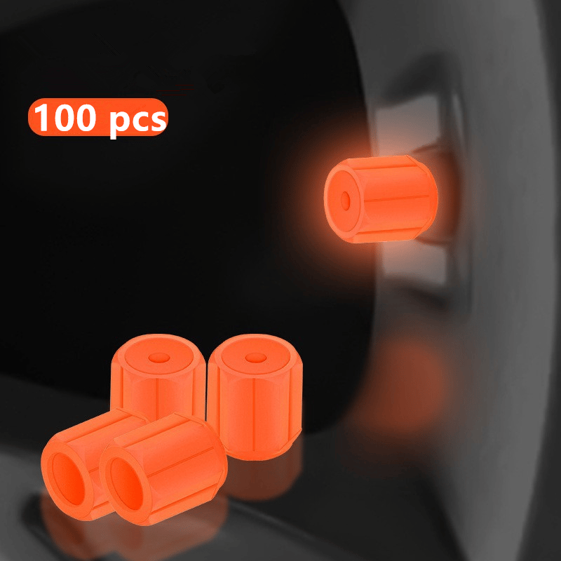 GlowRide - Fluorescent Wheel Valve Caps