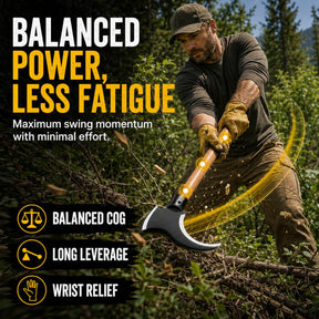 TimberClaw – Dual-Edge Clearing Axe