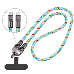 SwiftTether – Fast Charge Data Cable with Phone Lanyard Design