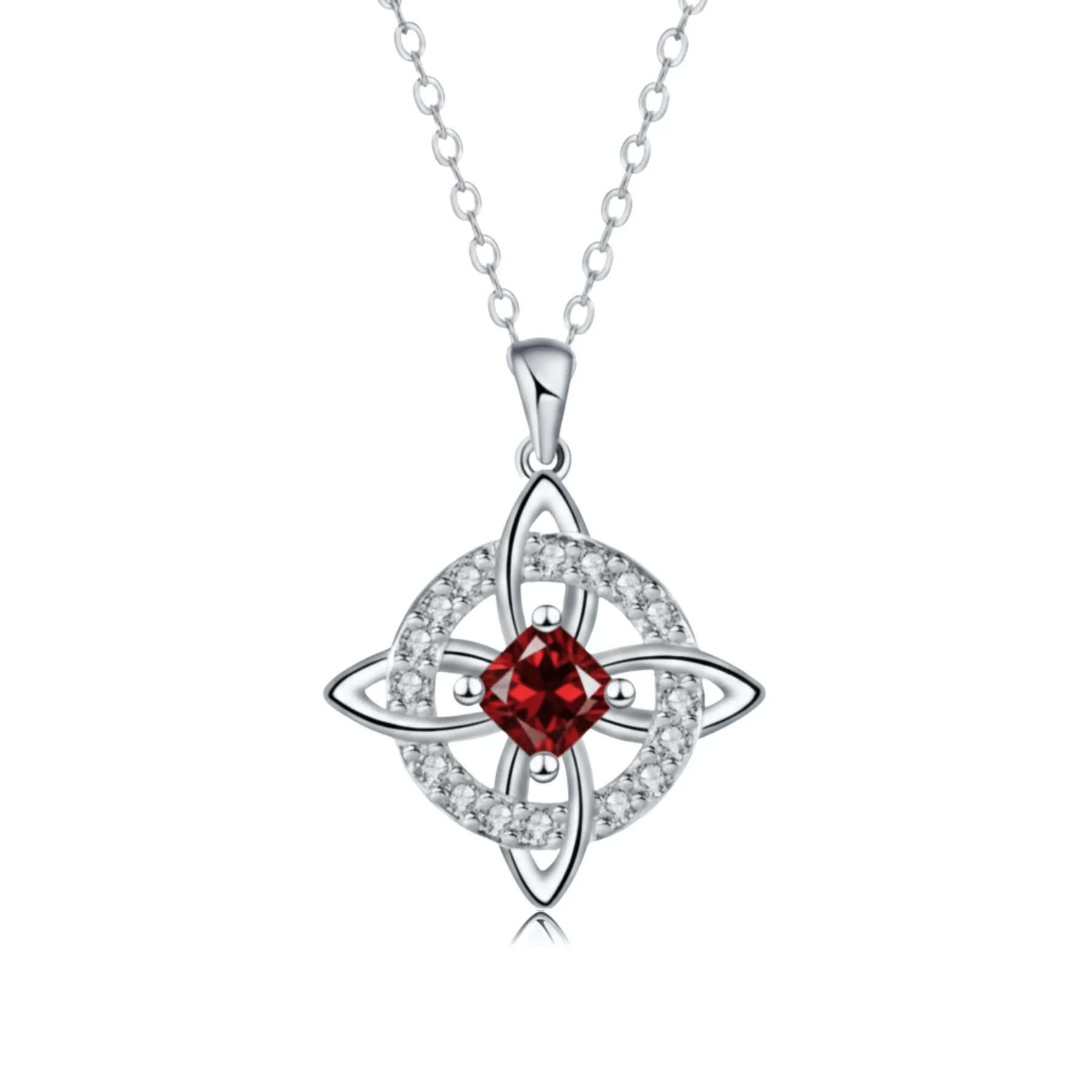 Hecatea – Witch’s Knot Birthstone Necklace