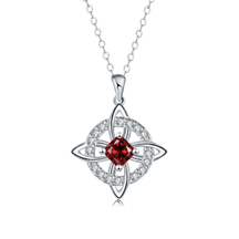 Hecatea – Witch’s Knot Birthstone Necklace