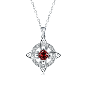 Hecatea – Witch’s Knot Birthstone Necklace