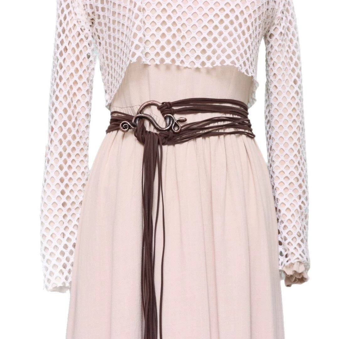 NordicForge – Viking Braided Leather Belt Set