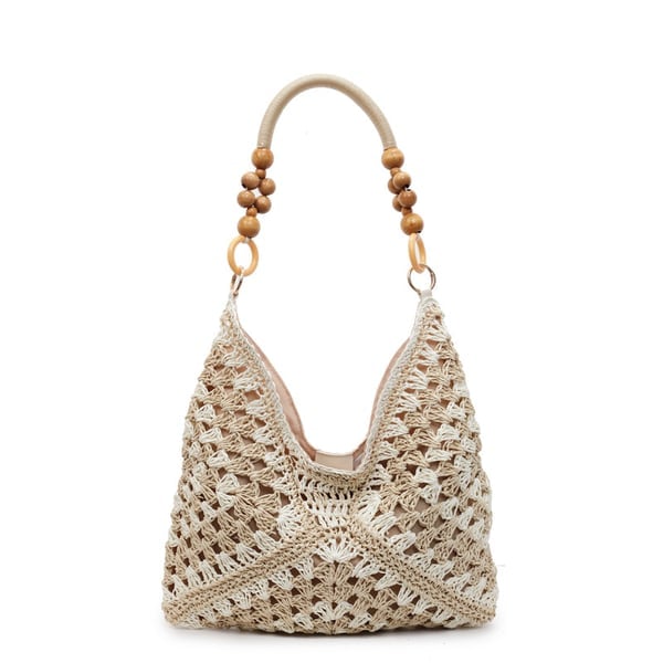 PalmAura - Straw Shoulder Bag