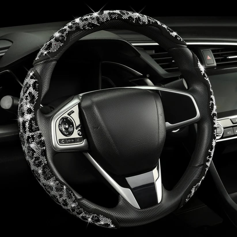 LuxiDrive – Crystal Studded Steering Wheel Cover