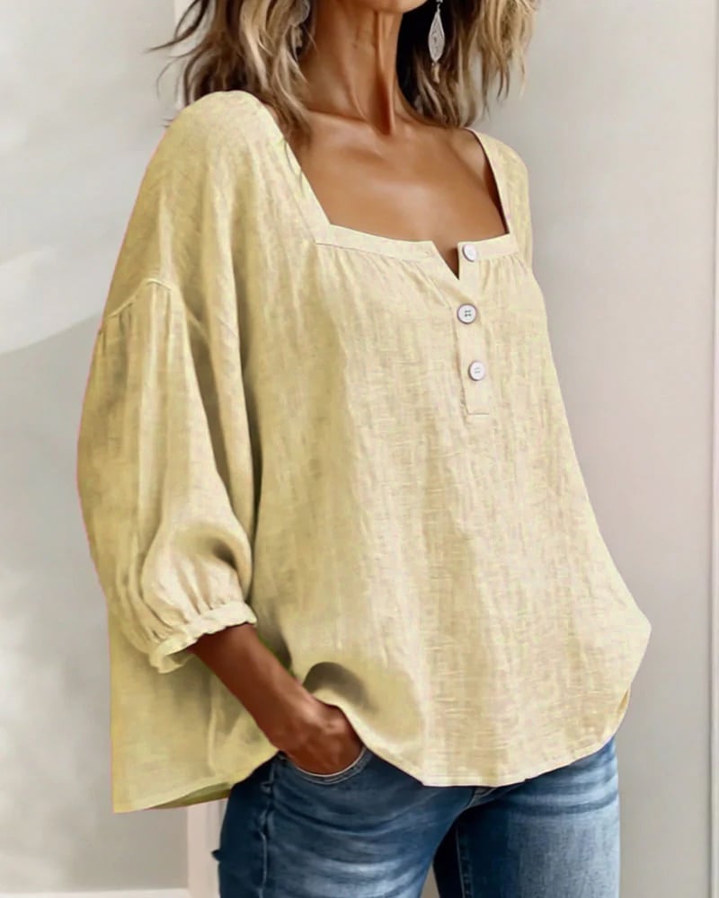 BreezeBelle – Lantern Sleeve Top
