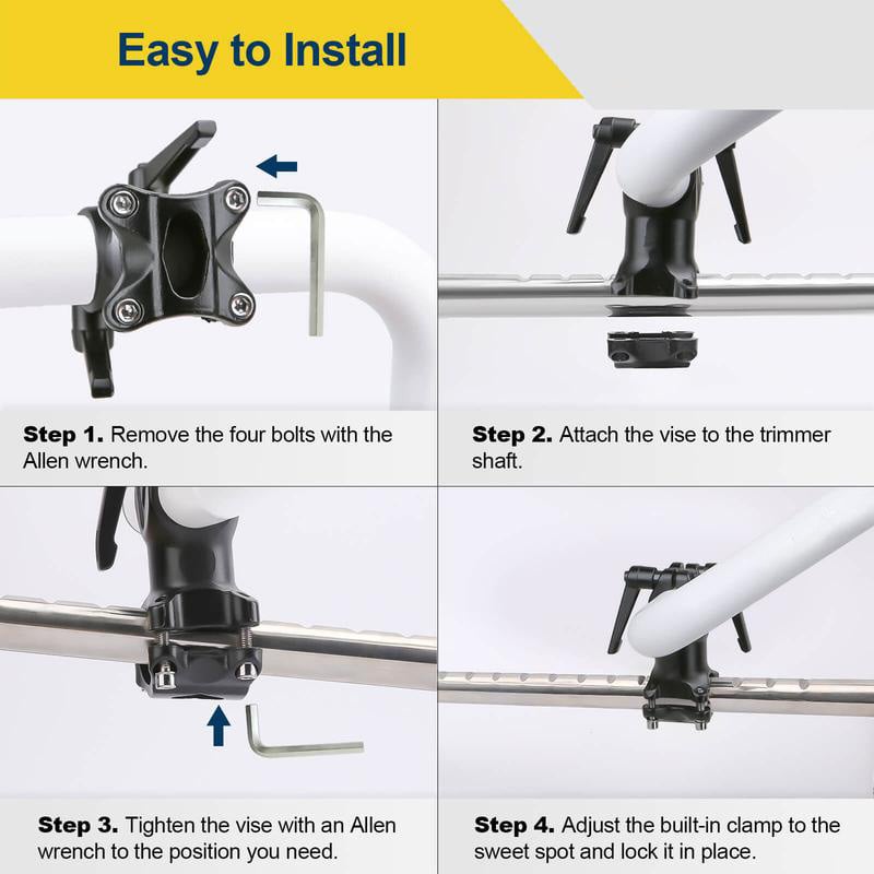 🔥 Best-Seller – Ergonomic String Trimmer Handle Extension for Better Grip & Control