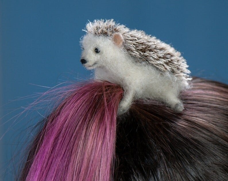 ForestWhim – Needle Felt Animal Hair Accessory