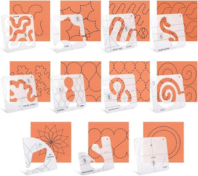 StitchGuide – Free Motion Garment Ruler Set