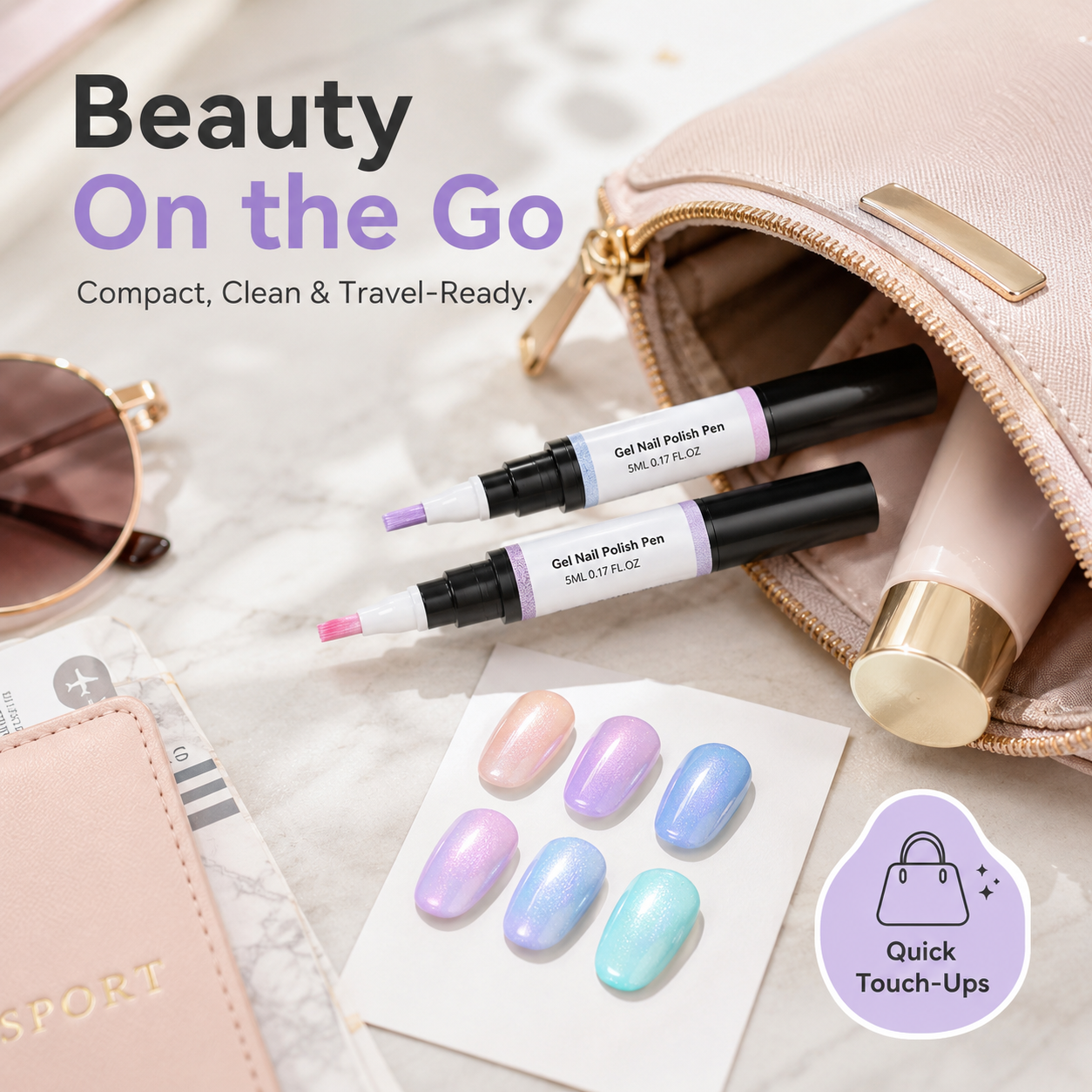 NailGlow Pro - 5-in-1 Gel Nail Polish Pen