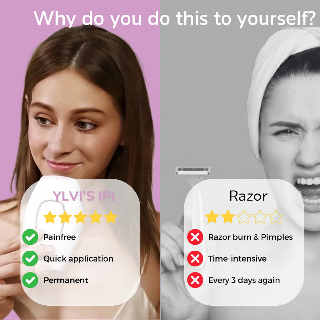 GlowEase - IPL Hair Remover for Effortless Smooth Skin