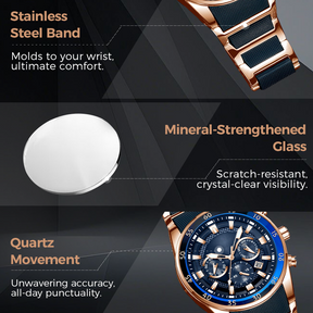 TimeForge – Rugged Men’s Multifunction Watch
