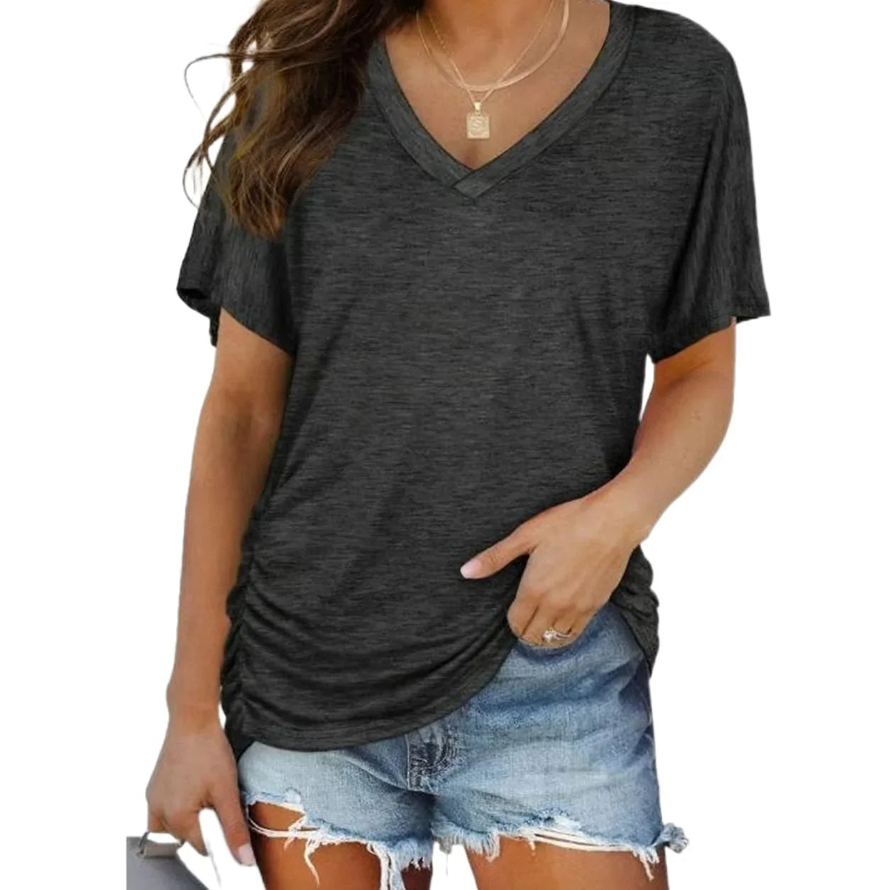 SoftLuxe – Women's Everyday V-Neck Comfort T-Shirt