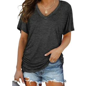 SoftLuxe – Women's Everyday V-Neck Comfort T-Shirt