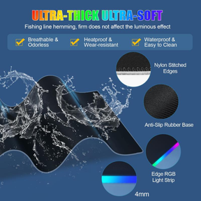 LumiDesk – RGB Waterproof Gaming Mouse Pad